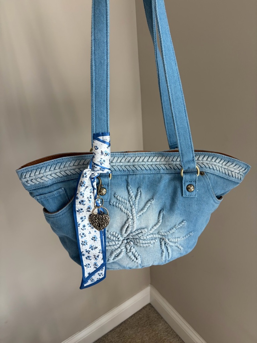 Patricia Nash Denim Tote - Picture 10 of 13